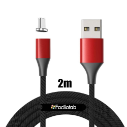 Câble pour une connexion facile et magnétique
