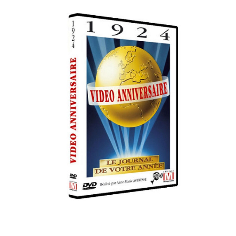 DVD Vidéo anniversaire 1924