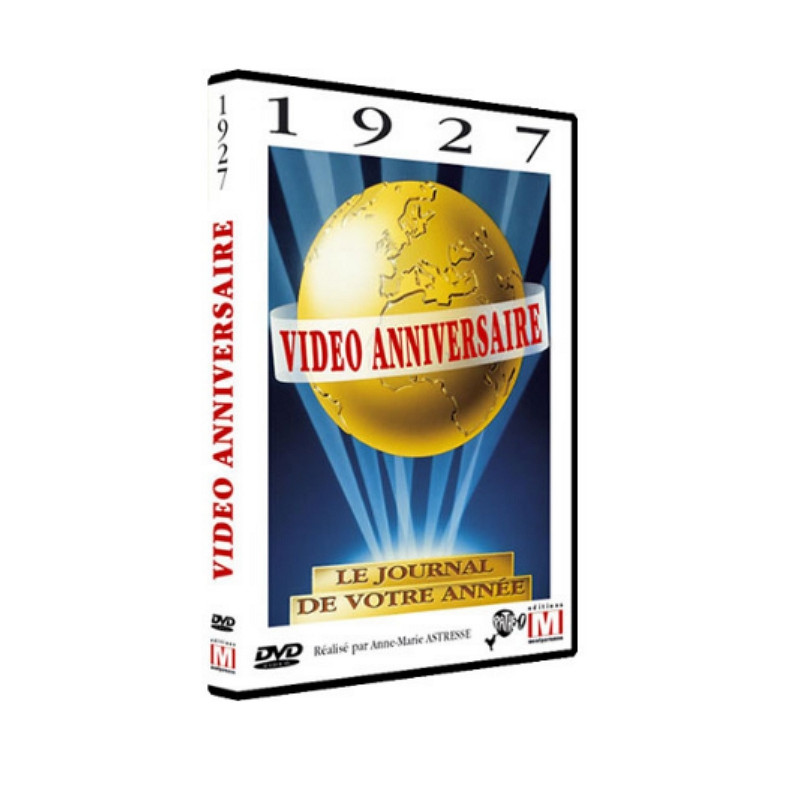 DVD Vidéo anniversaire 1927