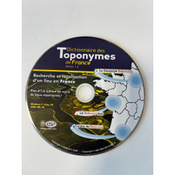 CD de sauvegarde Dictionnaire des Toponymes de France