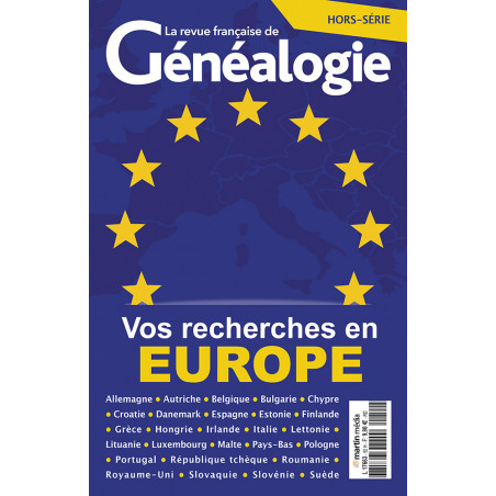 Vos recherches en Europe - Nouvelle édition