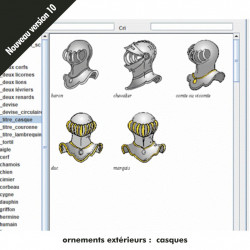 Logiciel d'héraldique pour dessiner votre blason, toutes vos armoiries