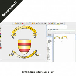Logiciel d'héraldique pour dessiner votre blason, toutes vos armoiries