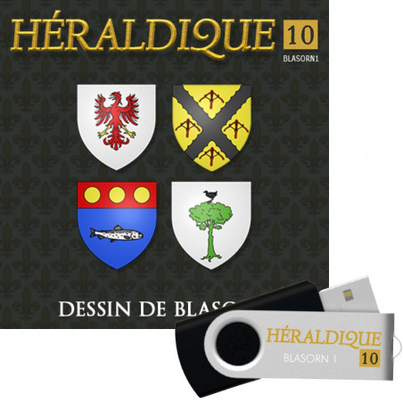 Logiciel d'héraldique pour dessiner votre blason, toutes vos armoiries