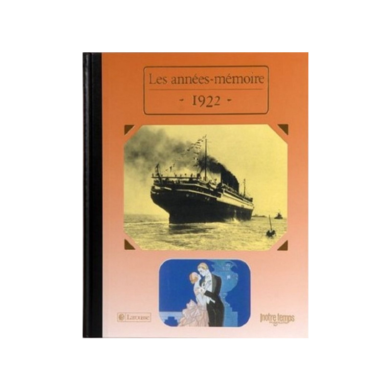 Le Livre "Les Années-Mémoire 1922"