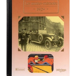 Le Livre "Les Années-Mémoire 1924"