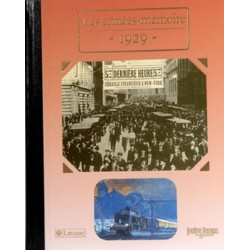 Le Livre "Les Années-Mémoire 1929"