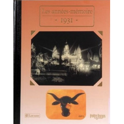 Le Livre "Les Années-Mémoire 1931"