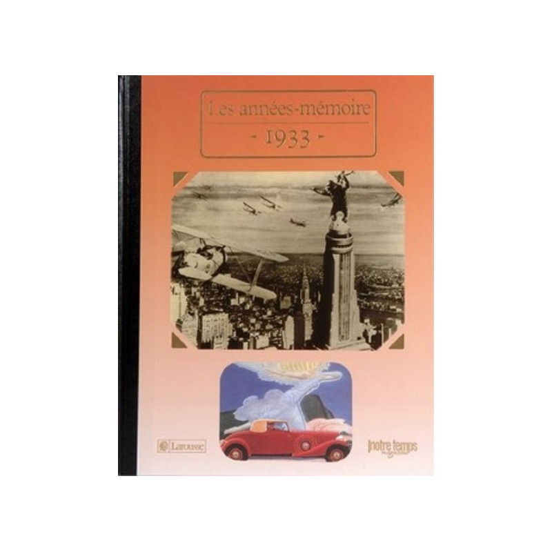 Livre "Les Années-Mémoire 1933"