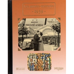 Livre "Les Années-Mémoire 1939"