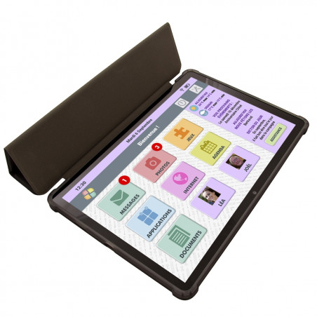 FACILOTAB - Tablette Senior - Simple Intuitive et sans Abonnement - Cadeau  idéal pour Personne Agée - Modèle 2023 10,1p WiFi 4G