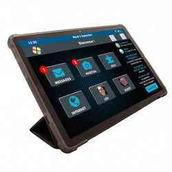 FACILOTAB - Tablette Senior - Simple Intuitive et sans Abonnement - Cadeau idéal pour Personne Agée - Modèle 2023 10,1p WiFi 4G