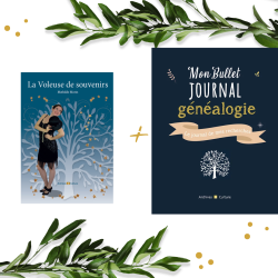 Pack DVD de la pièce « La Voleuse de souvenirs » + Mon Bullet journal de généalogie