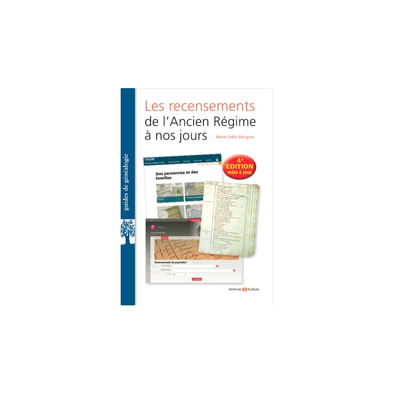 Les recensements de l'Ancien Régime à nos jours - 4ème édition