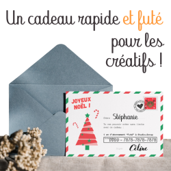 Pour offrir : abonnement annuel Studio-Scrap Futé + carte à imprimer