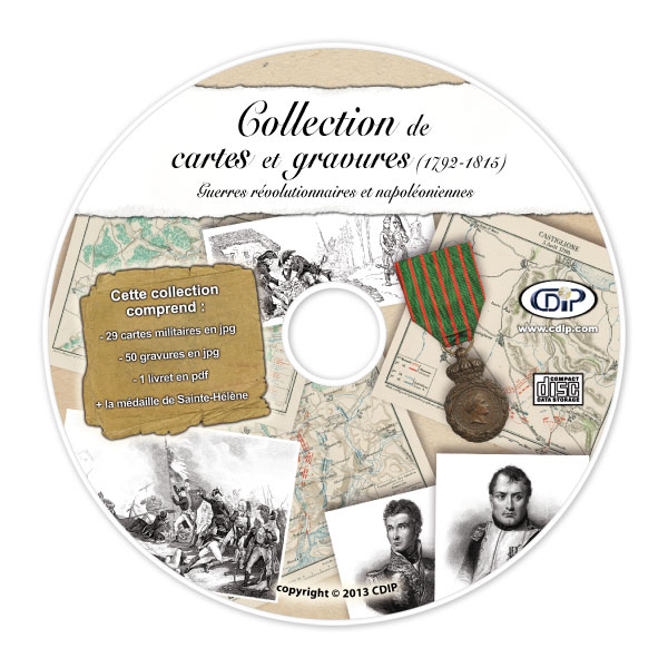 cd-rom Collection cartes et gravures (1792-1815)