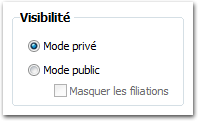 Publiez votre généalogie en mode privé ou public