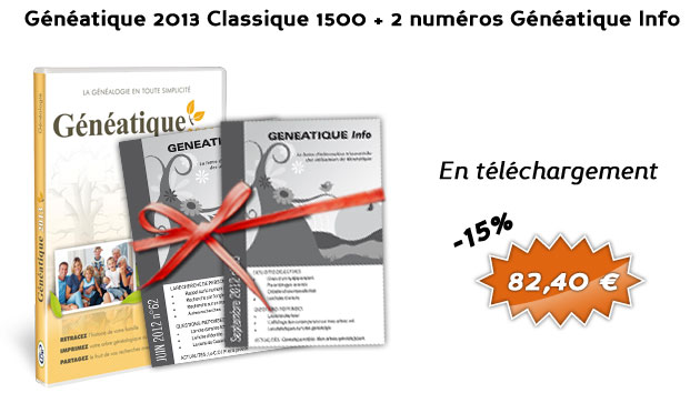 « Généatique Info » et un numéro du magazine « Votre Généalogie » offert !