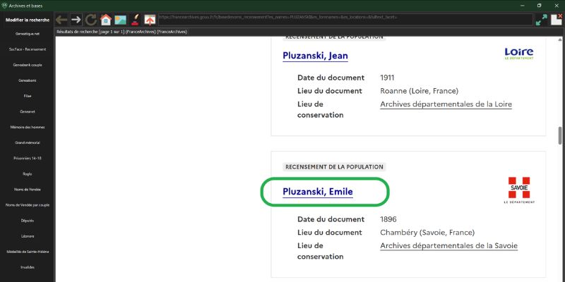 Projet SOCFACE généalogie 2026